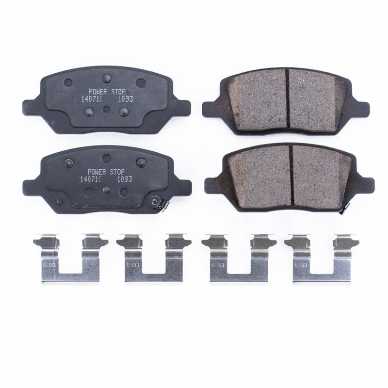 Power Stop 05-07 Buick Terraza Rear Z17 Evolution Ceramic Brake Pads w/Hardware Brake Pads - OE PowerStop