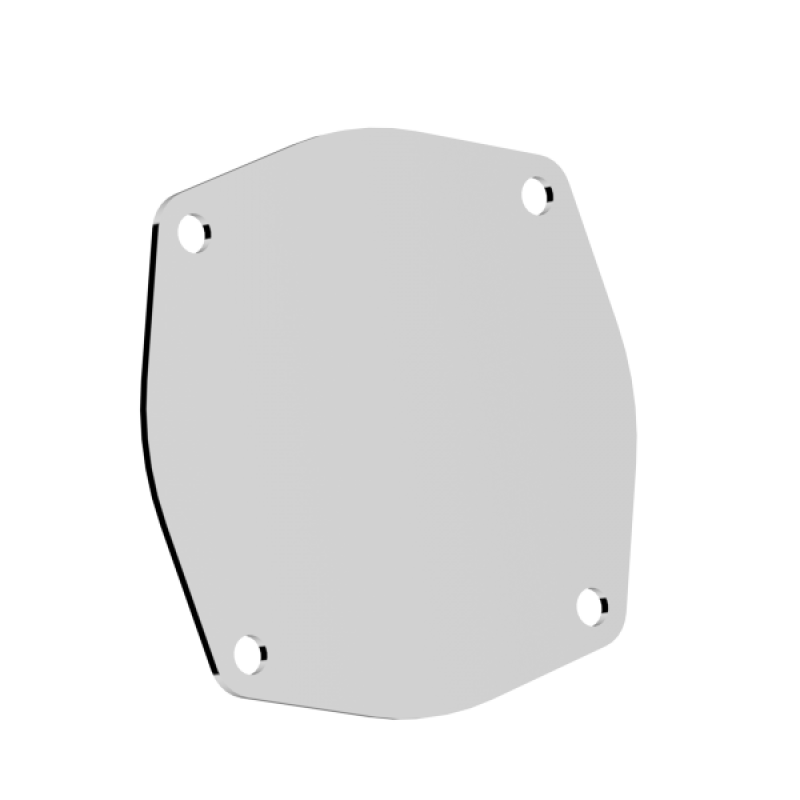 QTP 5in Bolt-On QTEC 4 Bolt Cover Plate Flanges QTP