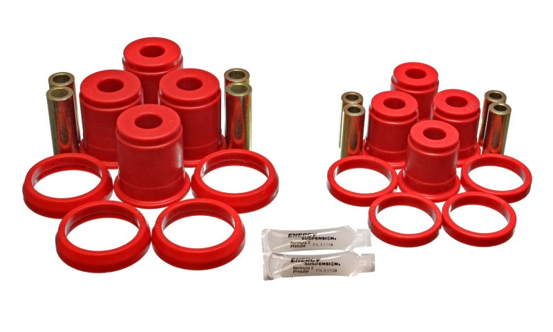 Energy Suspension 93-98 Jeep Grand Cherokee Red Rear Control Arm Bushings-Must reuse OEM Outer Shell Bushing Kits Energy Suspension