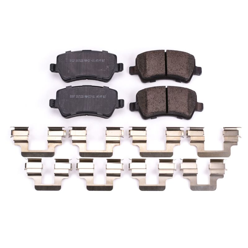 Power Stop 13-15 Land Rover LR2 Rear Z17 Evolution Ceramic Brake Pads w/Hardware Brake Pads - OE PowerStop