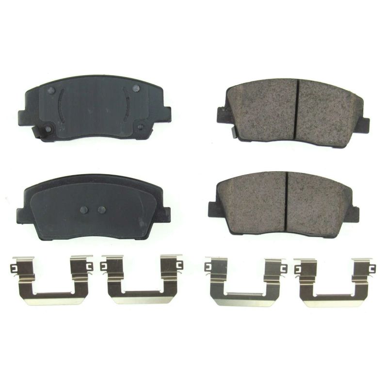 Power Stop 2019 Genesis G70 Front Z17 Evolution Ceramic Brake Pads w/Hardware Brake Pads - OE PowerStop