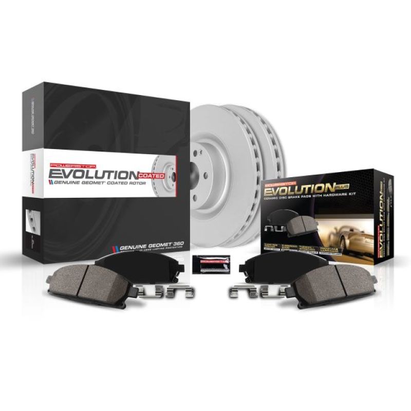 Power Stop 01-07 Chrysler Town & Country Front Z17 Evolution Geomet Coated Brake Kit Brake Kits - Performance Blank PowerStop