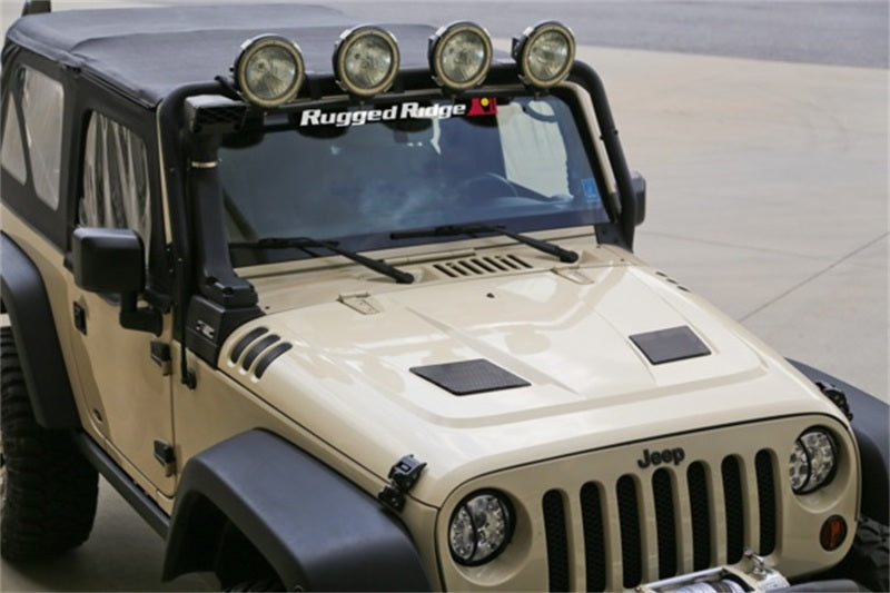Rugged Ridge Performance Vented Hood 07-18 Jeep Wrangler JK Hoods Rugged Ridge
