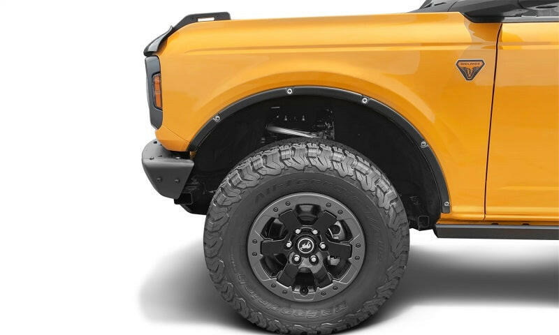 Bushwacker 21-22 Ford Bronco Trail Armor Fender Delete Kit Body Armor & Rock Rails Bushwacker