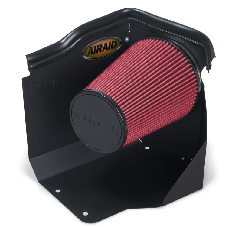 Airaid 99-06 Chevy Silverado 4.8/5.3/6.0L (w/Low Hood) CAD Intake System w/o Tube (Dry / Red Media) Cold Air Intakes Airaid