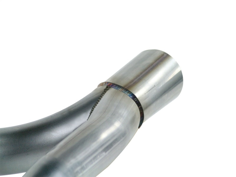 aFe Twisted Steel Delete Down-Pipe and Y-Pipe 2 to 2-1/2in Alum Steel Exhaust 12-16 Jeep Wrangler Downpipes aFe