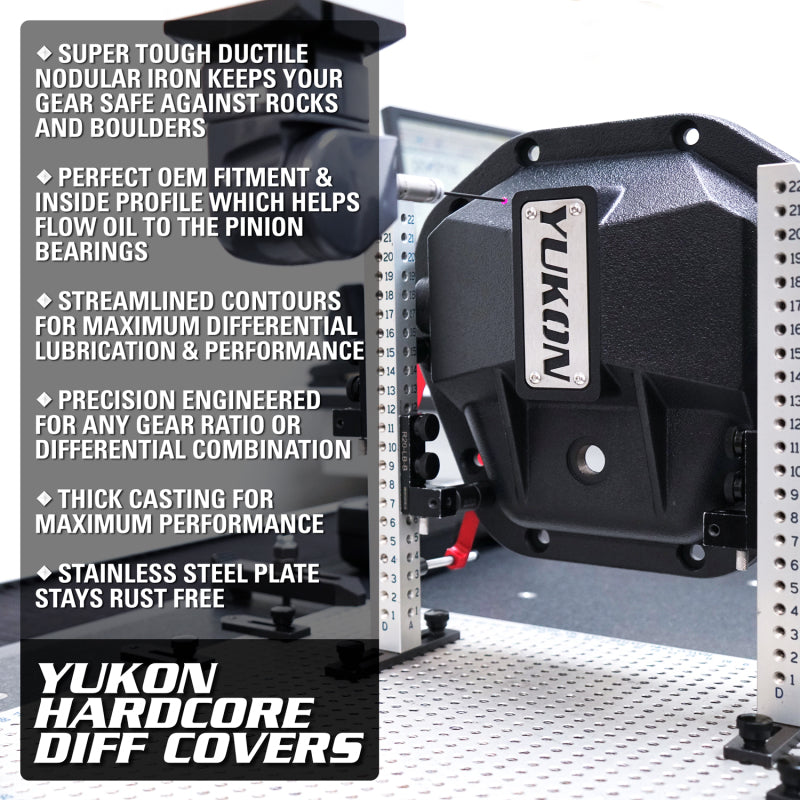 Yukon Gear Hardcore Diff Cover for 11.5in & 11.8in GM Dodge Ram Diff Covers Yukon Gear & Axle