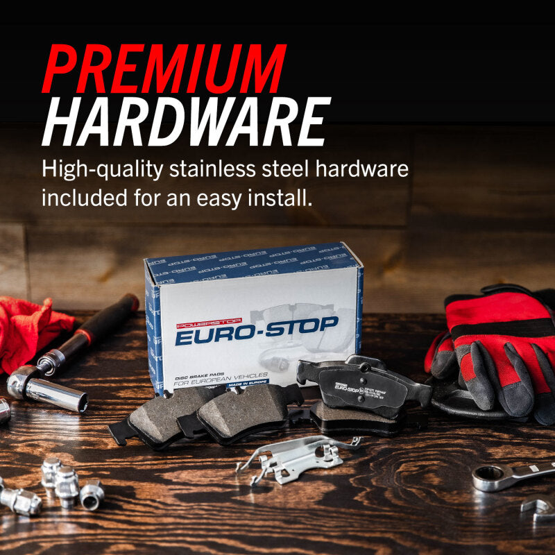Power Stop 11-15 Volkswagen Jetta Euro-Stop ECE-R90 Front Brake Pads Brake Pads - OE PowerStop