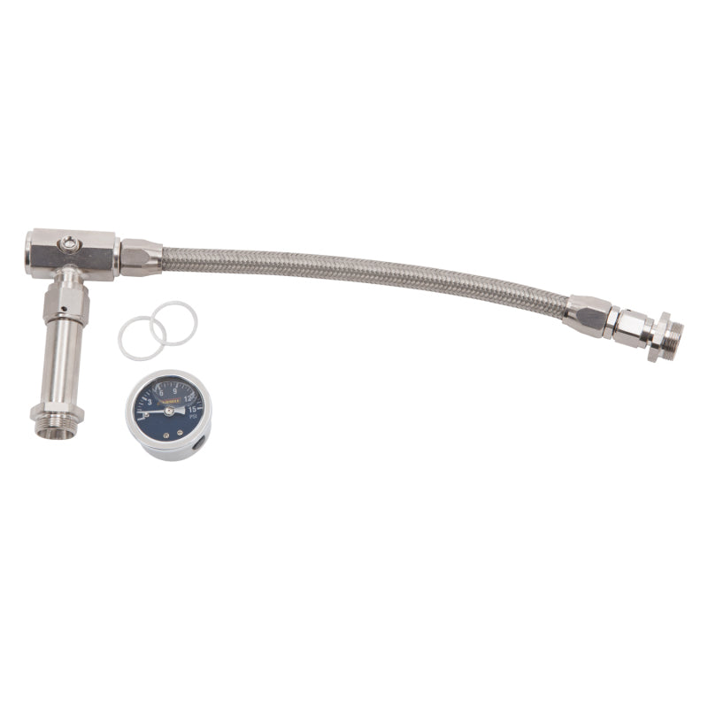 Russell Performance -6 AN to 3/8in Female NPT ProFlex Holley 4150 Dual Inlet Carb Kit (Endura) Carburetor Fuel Inlet Kits Russell