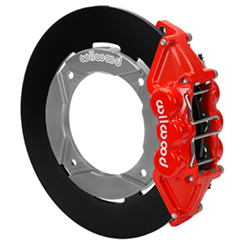 Wilwood 2019 Polaris Turbo UTV6 Rear Kit 11.25in - Red Brake Kits - Performance Drill Wilwood