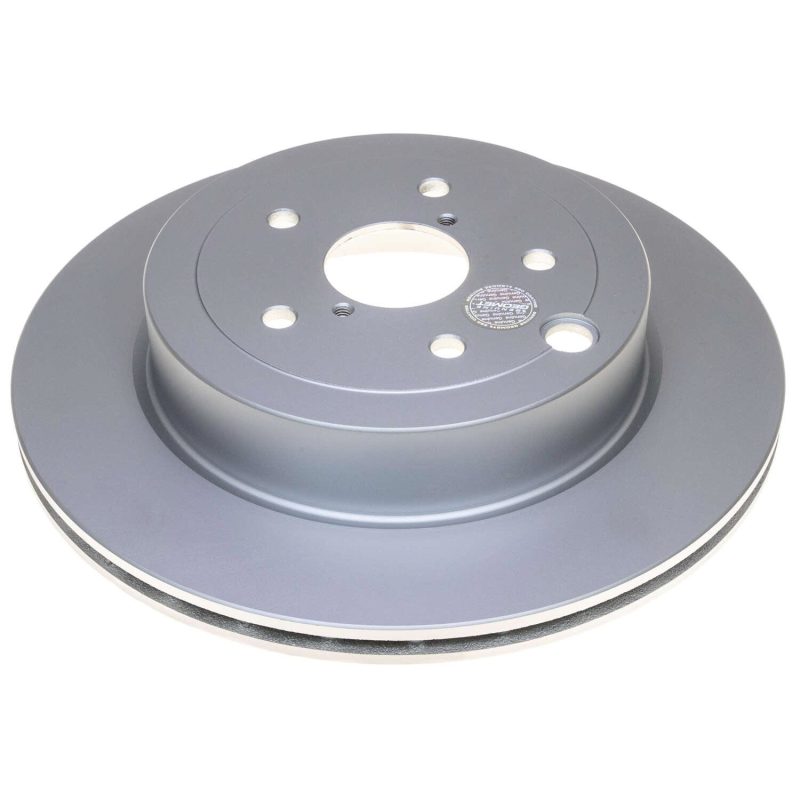 Power Stop 15-17 Subaru WRX STI Rear Evolution Coated Rotor Brake Rotors - OE PowerStop