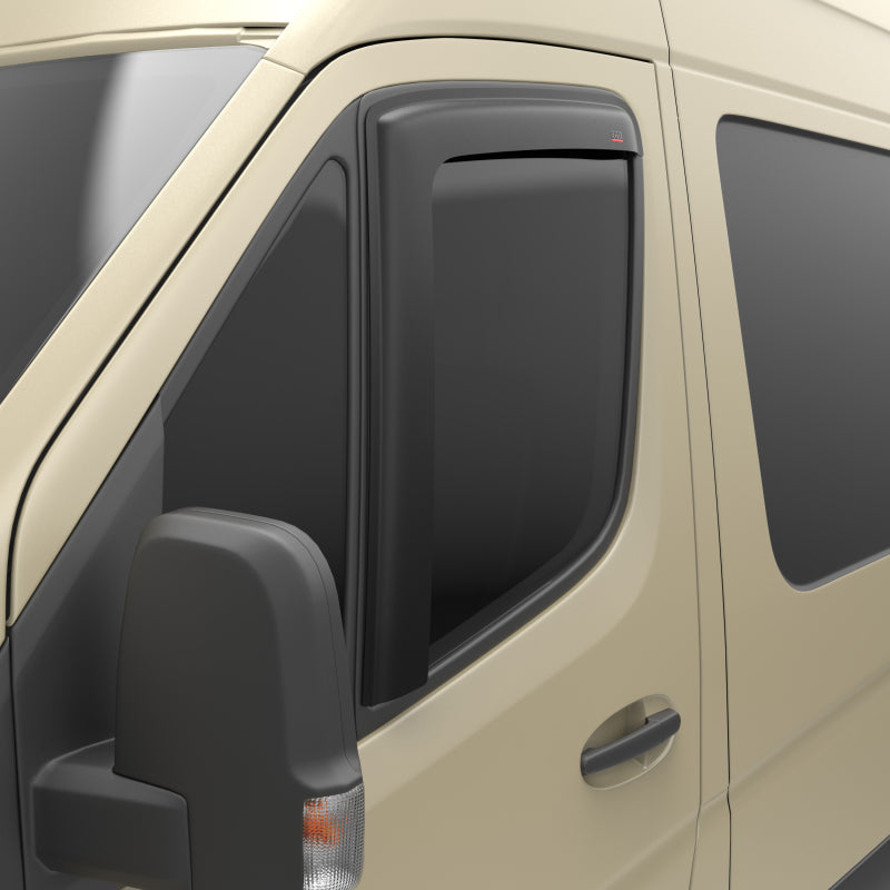 EGR 20-24 Mercedes Sprinter Van Front Tape-on Window Visors - Dark Smoke Wind Deflectors EGR