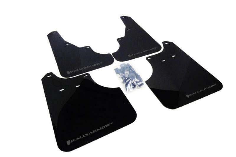 Rally Armor 09-13 Subaru Forester Black UR Mud Flap w/ Grey Logo Mud Flaps Rally Armor