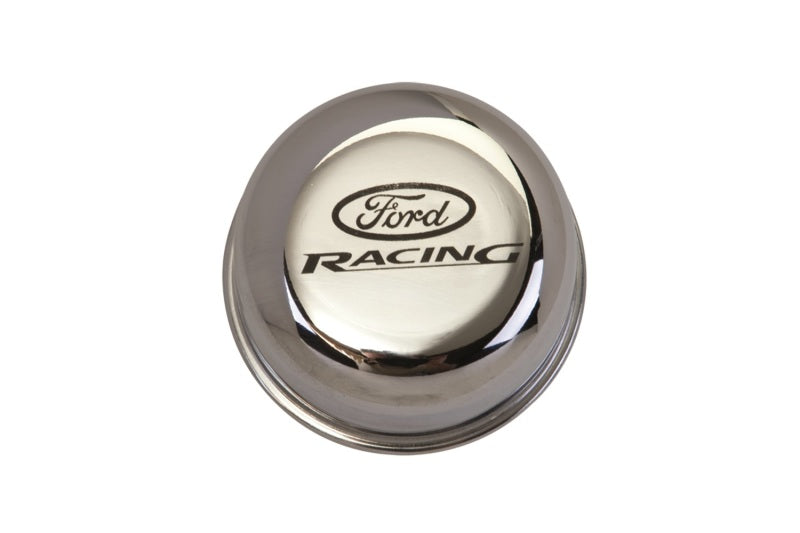 Ford Racing Chrome Breather Cap W/ Ford Racing Logo Engine Breather Filters Ford Racing