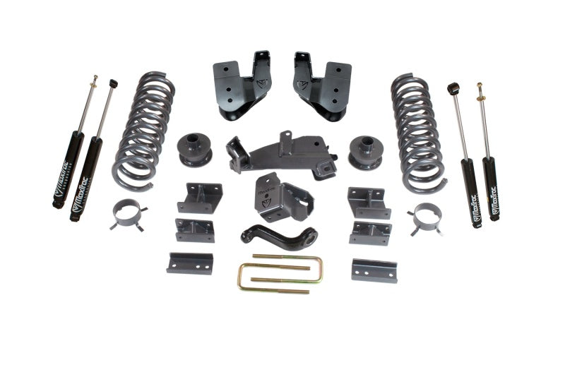 MaxTrac 14-18 RAM 2500 4WD 4in/1in MaxPro Coil Lift Kit w/Radius Arm Brkts & MaxTrac Shocks Suspension Arms & Components Maxtrac