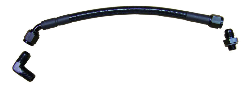 Fleece Performance 03-15 Cummins Turbo Oil Feed Line Kit for S300/S400 Turbos in 2nd Gen Location Oil Line Kits Fleece Performance