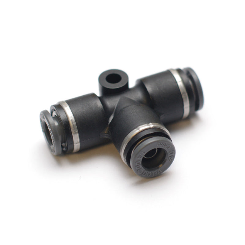 Ridetech Airline Fitting Tee 3/8in x 3/8in x 3/8in Airline Air Tank Components Ridetech