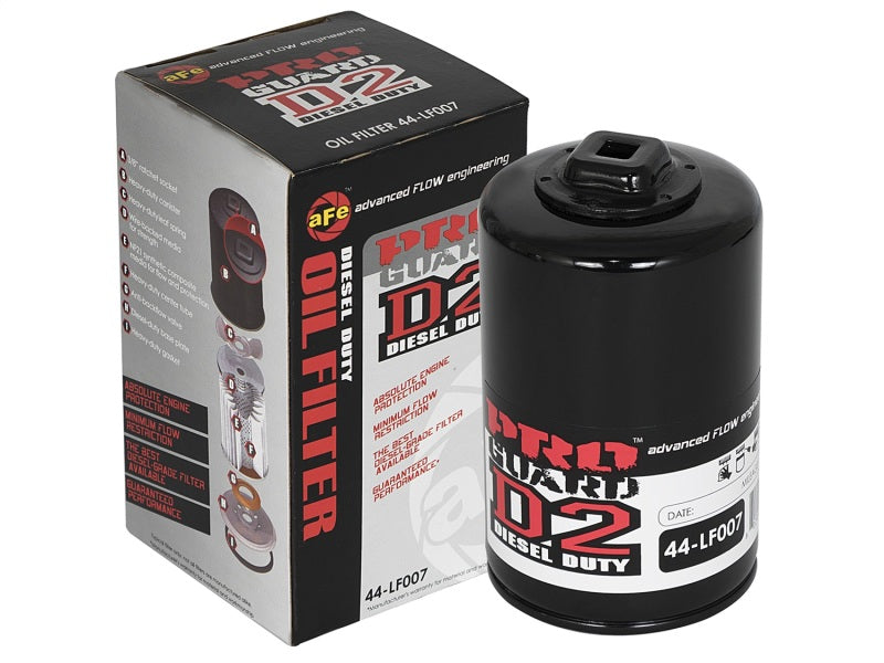 aFe Pro GUARD D2 Oil Filter 97-08 Ford Trucks V6 4.2L / V8 4.6L (4 Pack) Oil Filters aFe