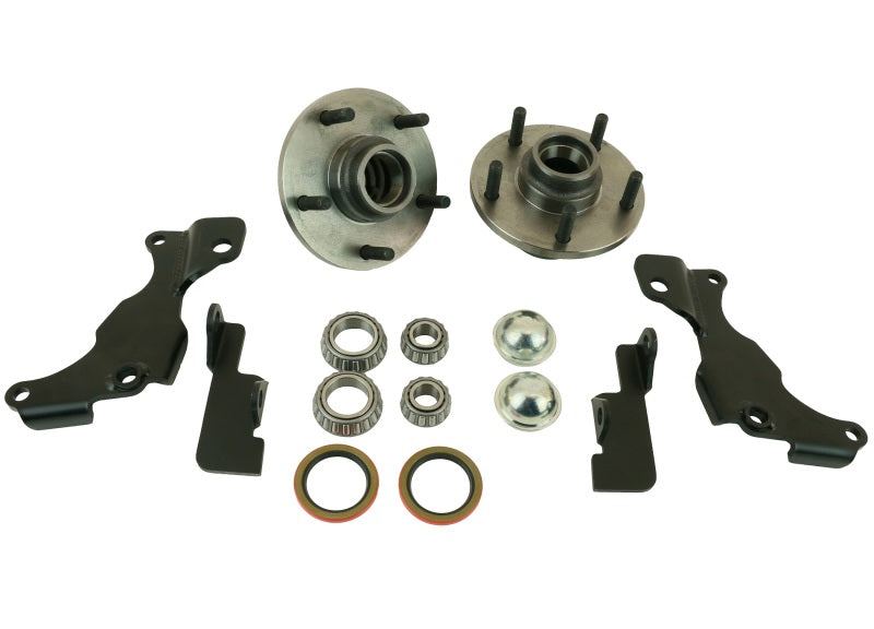 Ridetech 65-82 Chevy Corvette Front Brake Retention Kit TruTurn Brake Adapters Ridetech