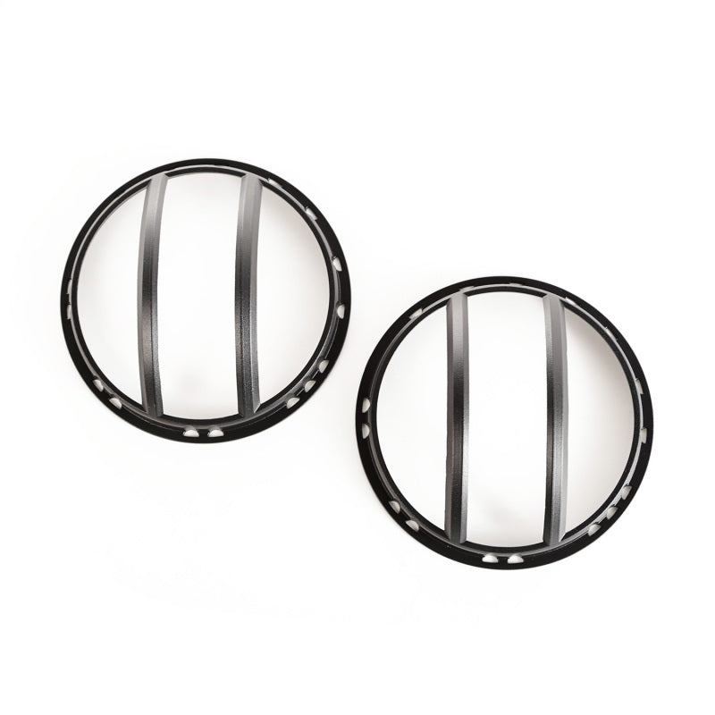 Rugged Ridge 07-18 Jeep Wrangler JK Black Elite Pivotal Headlight Euro Guard Light Covers and Guards Rugged Ridge