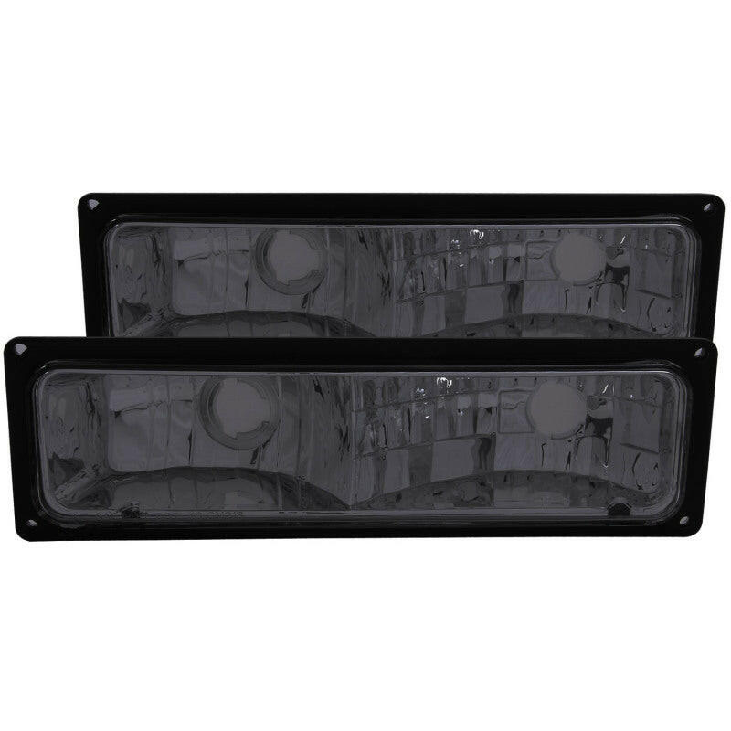 ANZO 1988-1998 Chevrolet C1500 Euro Parking Lights Smoke Lights Corner ANZO