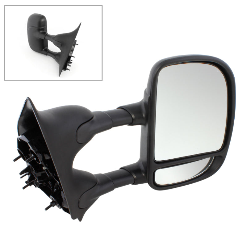 xTune Ford Superduty 02-07 Manual Extendable Manual Adjust Mirror Right MIR-FDSD99S-MA-R Side Mirrors SPYDER