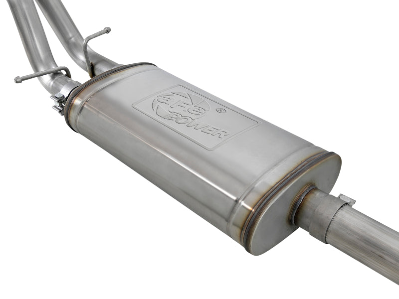 aFe Vulcan Series 3in-2-1/2in 304 SS Cat-Back 2019 GM Silverado / Sierra 1500 V8-5.3L w/ Black Tips Catback aFe