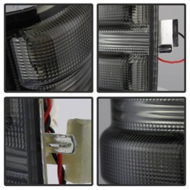 xTune Ford Superduty 08-14 F250-F550 Amber LED Mirror Signal Lens - Smoke ACC-LED-FDSD08-MR-SM Side Mirrors SPYDER