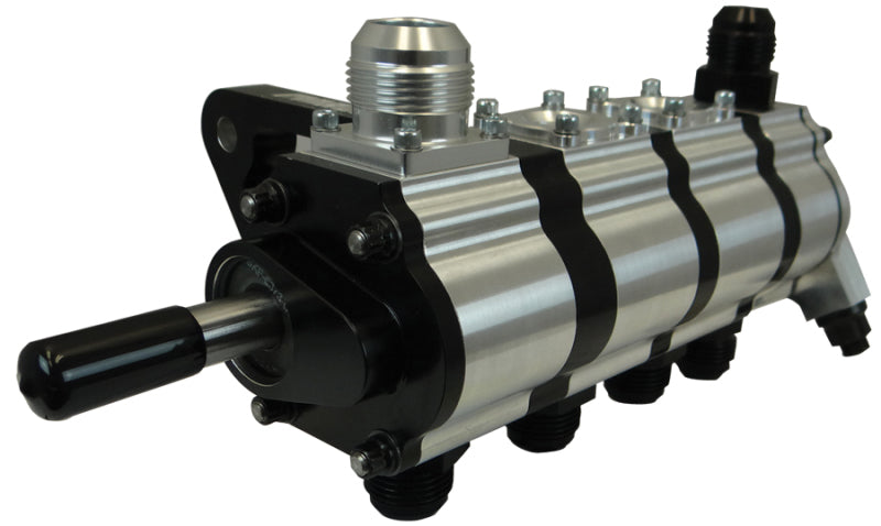 Moroso 4 Stage Dry Sump Oil Pump w/Fuel Pump Drive - Tri-Lobe - Left Side - 1.200 Pressure Oil Pumps Moroso