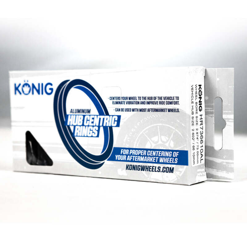 Konig Aluminum Hub Ring Set (4pcs) - 73.1mm O.D. / 66.1mm I.D. Wheel Accessories Konig