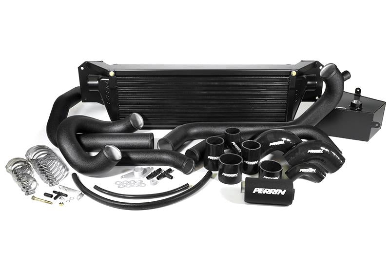 PERRIN 15-21 Subaru STI Front Mount Intercooler Boost Tubes + Hardware - Black Tubes Intercooler Ducting Perrin Performance