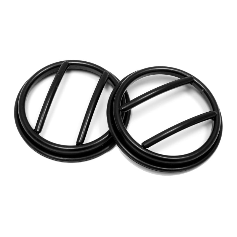 Rugged Ridge 07-18 Jeep Wrangler JK Black Fog Light Euro Guards Light Covers and Guards Rugged Ridge