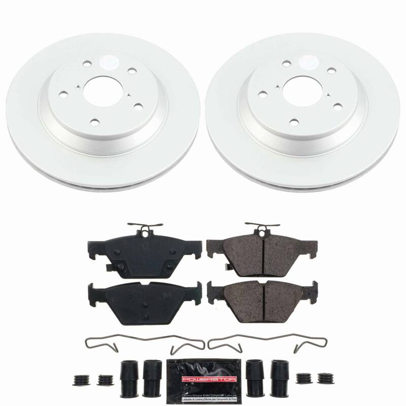Power Stop 24-25 Subaru Crosstrek Rear Z23 Coated Brake Kit Brake Kits - Performance D&S PowerStop