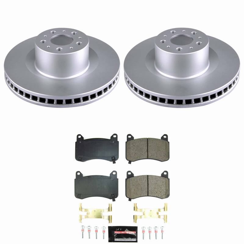 Power Stop 20-24 Tesla Y Front Z23 Coated Brake Kit Brake Kits - Performance D&S PowerStop