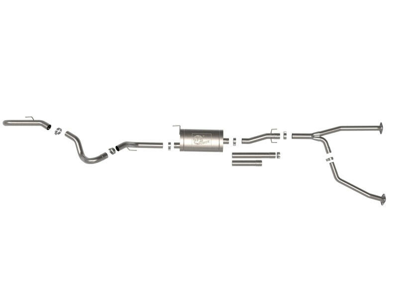 aFe 2022 Toyota Tundra V6-3.5L (tt) Apollo GT Series Hi-Tuck 2.5in to 3in 409 SS Cat-Back Exhaust Catback aFe