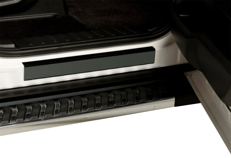 Putco 99-16 Ford SuperDuty Crew Cab (4pcs) Black Platinum Door Sills Door Panels Putco