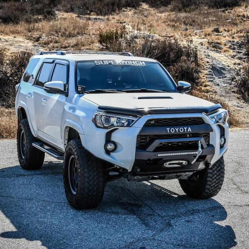 Westin 14-20 Toyota 4Runner Pro-Series Bumper Angular Bull Bar - Textured Black Bumpers - Steel Westin