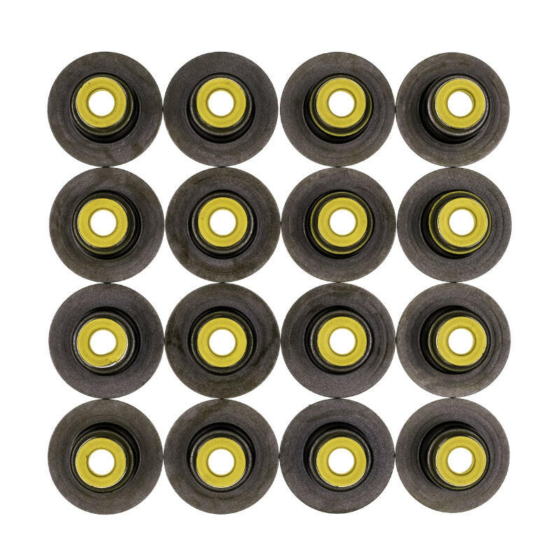 Cometic .265in x .500in x .635in x 1.126in Metal Jacket Valve Stem Seal - Yellow - 16 Pack Valve Seals Cometic Gasket