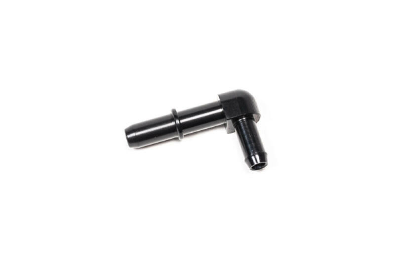 Radium 3/8in SAE Male to 90deg 5/16in Barb Fittings Radium Engineering