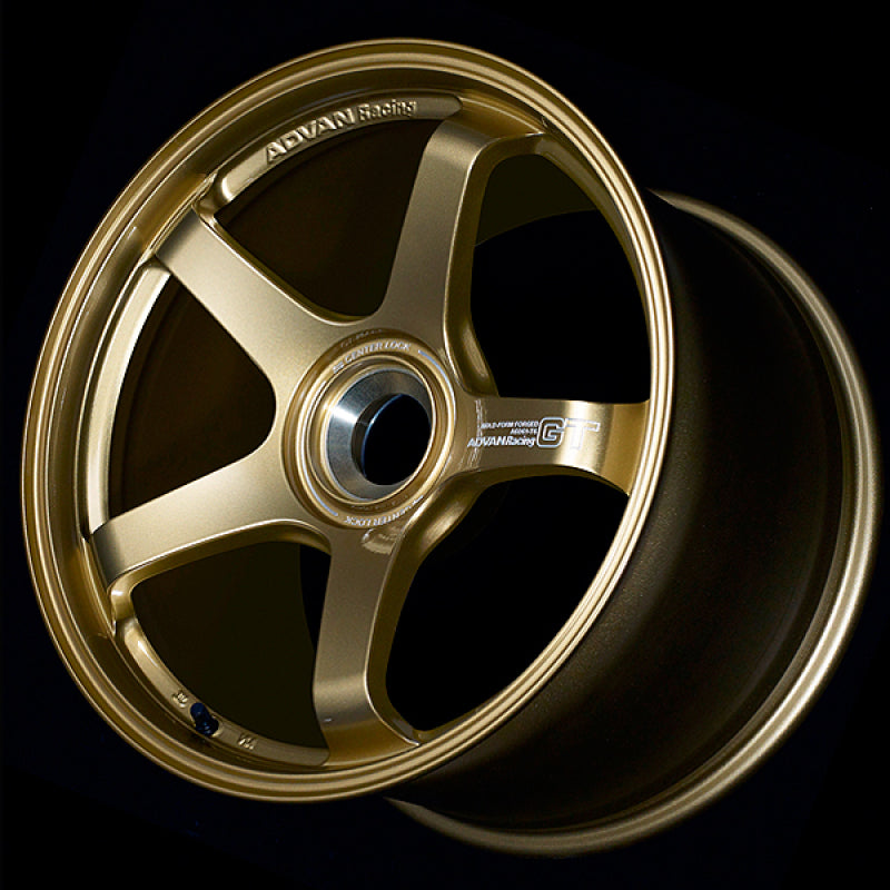 Advan GT 19x9.0 +46mm 5x130 Racing Brass Gold Wheel Wheels - Forged Advan