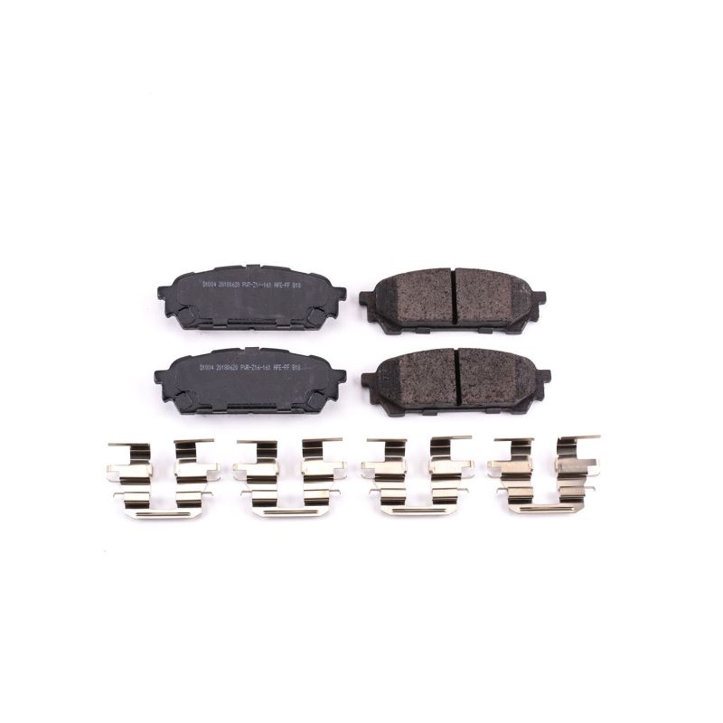 Power Stop 05-06 Saab 9-2X Rear Z17 Evolution Ceramic Brake Pads w/Hardware Brake Pads - OE PowerStop