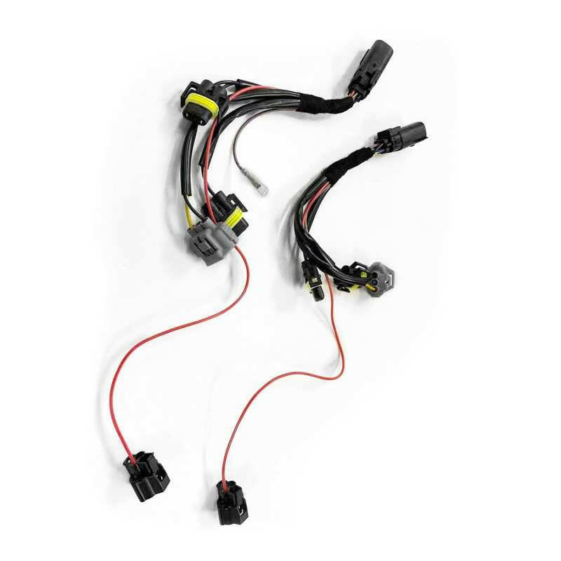 AlphaRex 20-21 Toyota Tacoma Stock LED Headlights to AlphaRex NOVA-Series Proj Headlights Converter Wiring Connectors AlphaRex