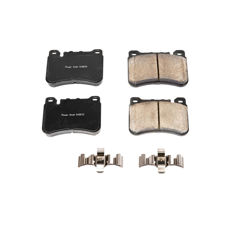 Power Stop 05-07 Mercedes-Benz C230 Front Z17 Evolution Ceramic Brake Pads w/Hardware Brake Pads - OE PowerStop