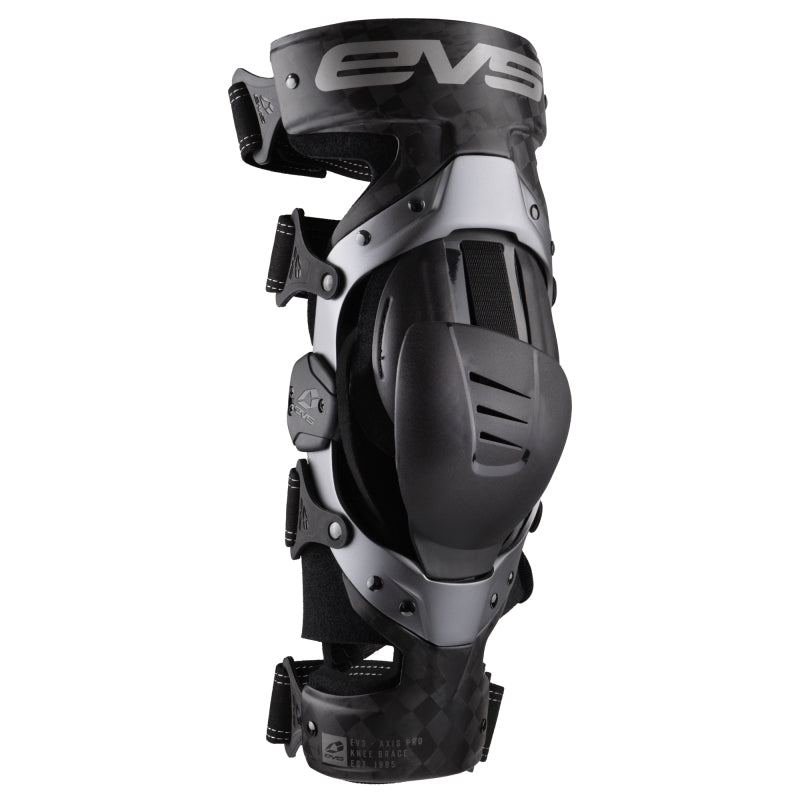 EVS Axis Pro Knee Brace Black/Grey - Large/Right Body Protection EVS