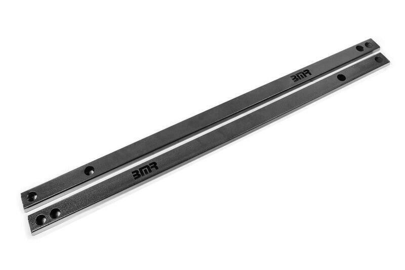 BMR 15-20 S550 Mustang Chassis Jacking Rails (Shorter Tube) - Black Hammertone Chassis Bracing BMR Suspension