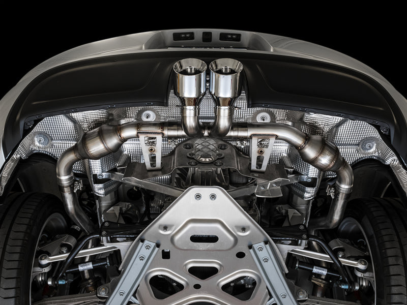 AWE Tuning Porsche 718 Boxster / Cayman Touring Edition Exhaust - Chrome Silver Tips Catback AWE Tuning