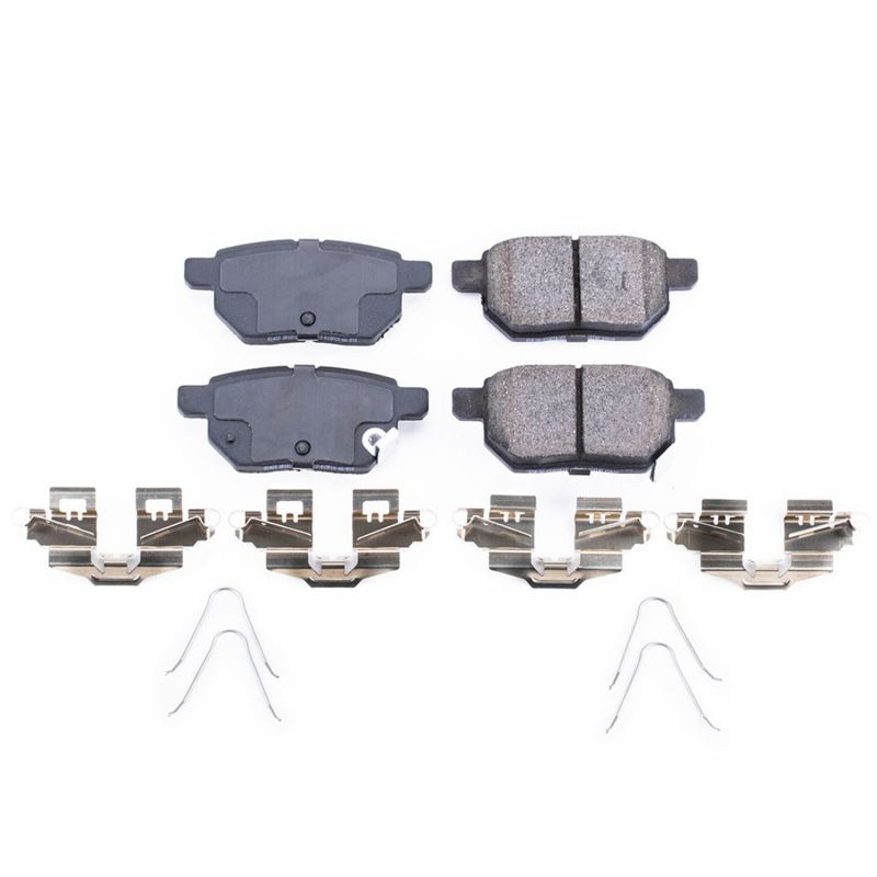 Power Stop 11-17 Lexus CT200h Rear Z17 Evolution Ceramic Brake Pads w/Hardware Brake Pads - OE PowerStop