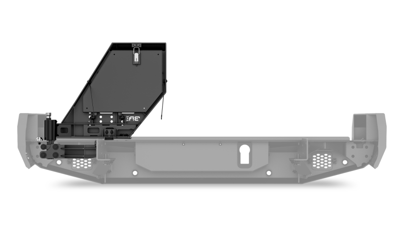 Body Armor 4x4 16-23 Toyota Tacoma Pro Passenger Side Swingout Storage Racks Body Armor 4x4