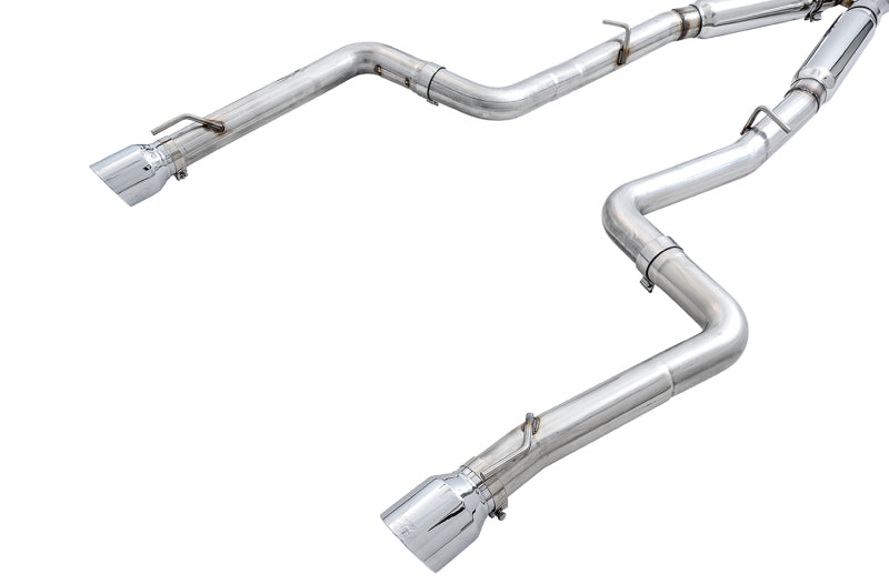 AWE Tuning 2015+ Dodge Charger 6.4L/6.2L Supercharged Track Edition Exhaust - Chrome Silver Tips Catback AWE Tuning