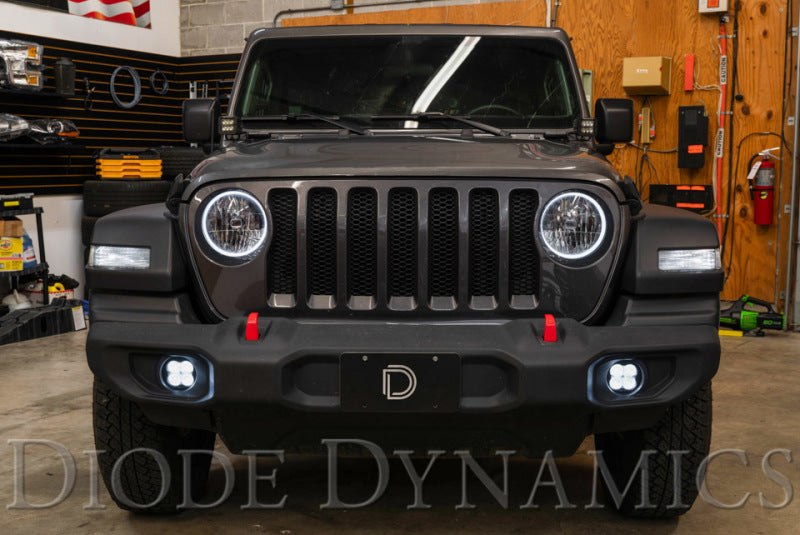 Diode Dynamics SS3 Type MS LED Fog Light Kit Pro - Yellow SAE Fog Fog Lights Diode Dynamics